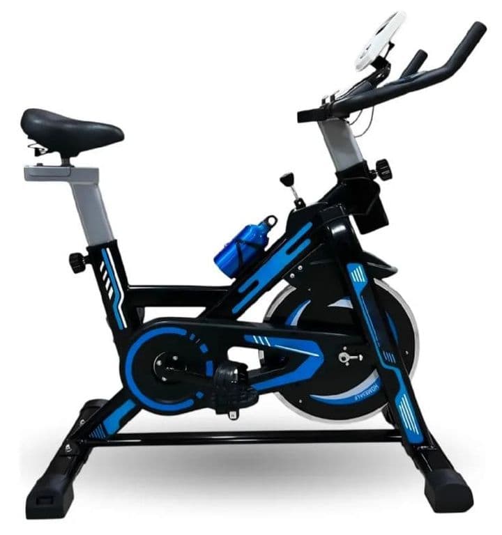 Bicicleta Estática Spinning Gym En Casa Silenciosa Negro Negro