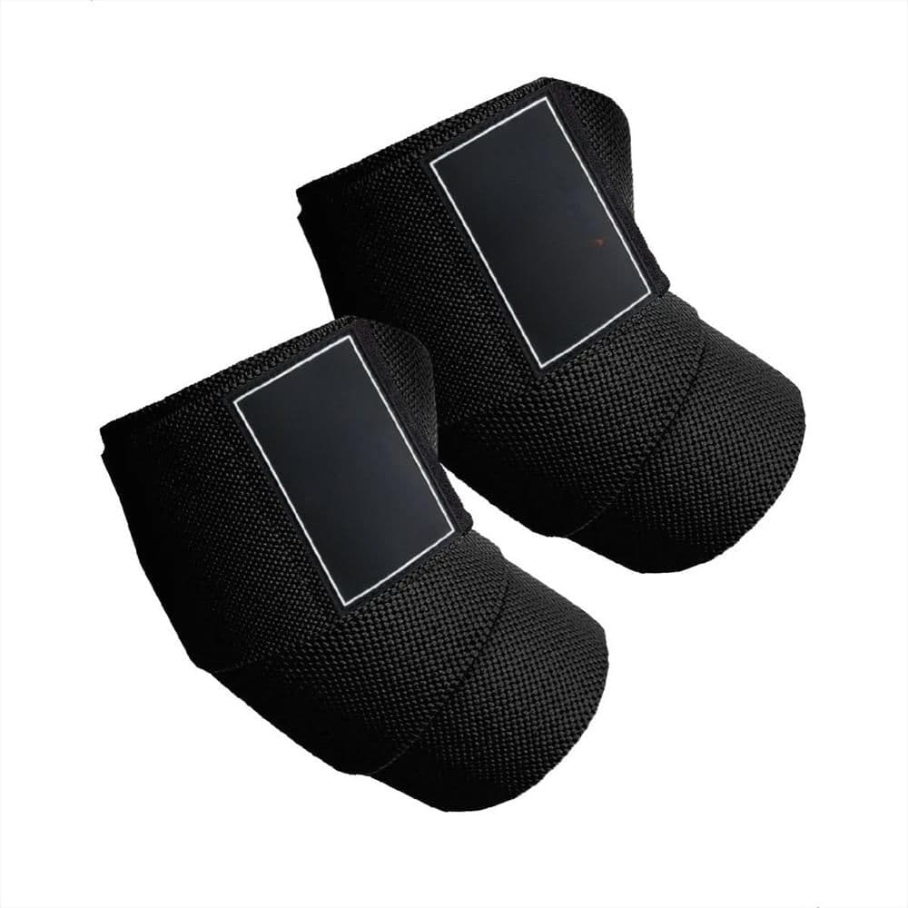 Coderas Levantamiento De Pesas Para Gimnasio Crossfit Calistenia Barras Mancuernas Deportivas Fitness Set X2 Color Negro