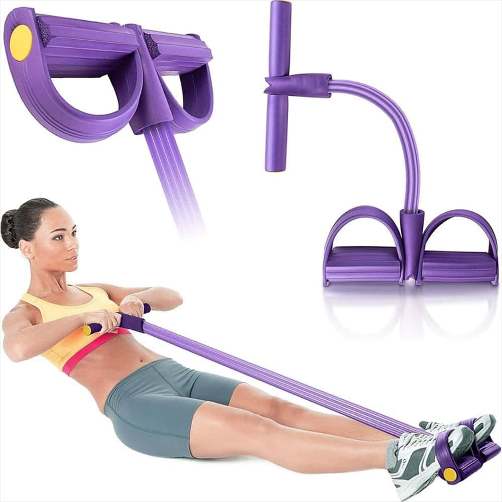 Cuerda De Tensión Multifunción Para Ejercicio Violeta