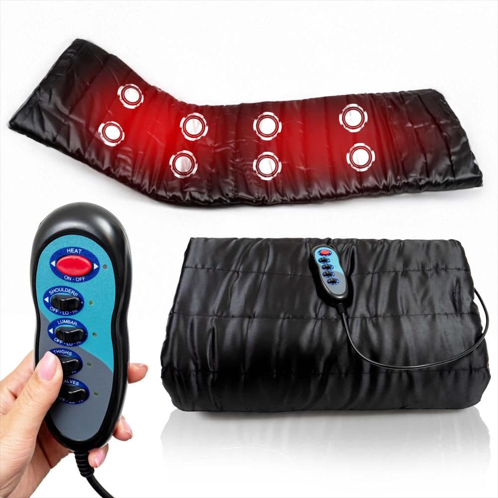Colchoneta Eléctrica Masajeadora Vibratoria Calor Relajante